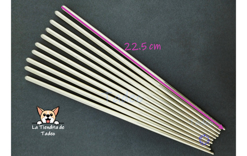 5 Pares Palillos Chinos, Acero Inoxidable, Reutilizables ^-^