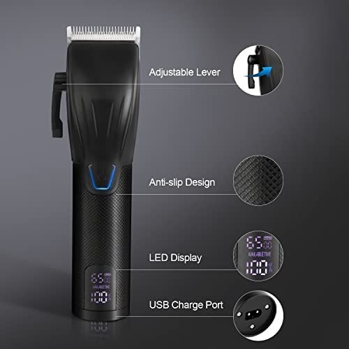 Cortapelos Dumite Para Hombre, Kit De Corte De Cabello Profe