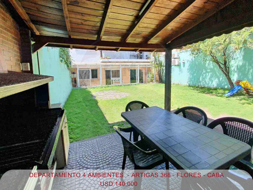 Venta Departamento 4 Amb. C/ Jardin En Flores Caba