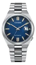 Comprar Reloj azul automático Citizen Tsuyosa NJ0151-88L con correa de color plateado