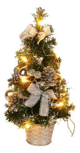 Yy Mini Árbol De Navidad Con Luces, Árbol De Navidad