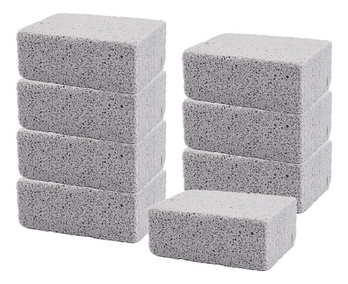Grelha De Churrasco Limpa Pedra-pomes Em Vidro De 8pcs