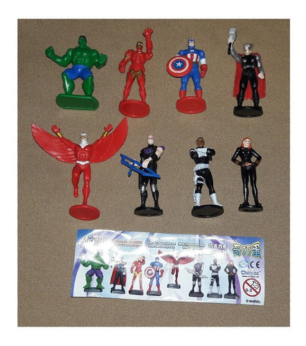 Coleccion Avengers Assemble Grezon Tipo Kinder Sorpresa  