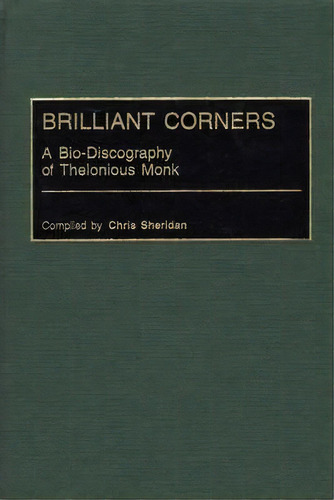 Brilliant Corners, De Chris Sheridan. Editorial Abc Clio, Tapa Dura En Inglés