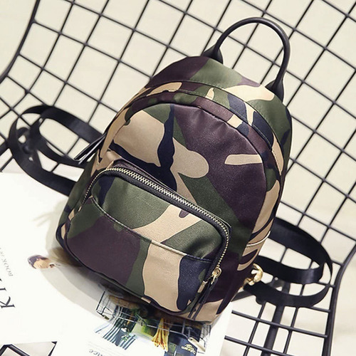 Van Caro Mujeres Niñas Mini Mochila De Camuflaje Mochi...