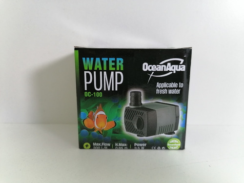 Imagen 1 de 4 de Bomba Subida Ocean Aqua Oc-100 300l/h .65m 3.5w Acuario