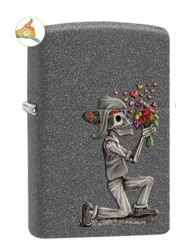 Encendedores Zippo Day Of Dead Skulls Set / Lamanoworld