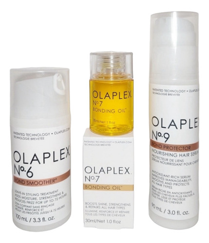 Tratamiento Olaplex 6 Olaplex 7 Y Olaplex 9