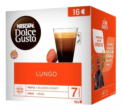 Cápsulas Nescafé Dolce Gusto Lungo