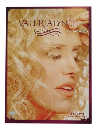 Valeria Lynch La Maxima Dvd 2cds / O Todo O Nada + Regalo 