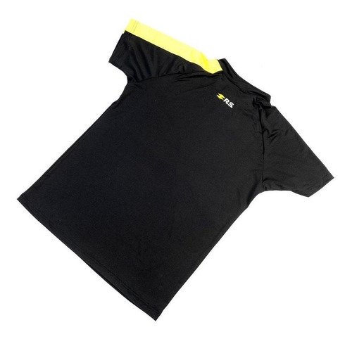 Imagen 3 de 7 de Remera Hombre Rs Manga Amarilla T:s Boutique Renault