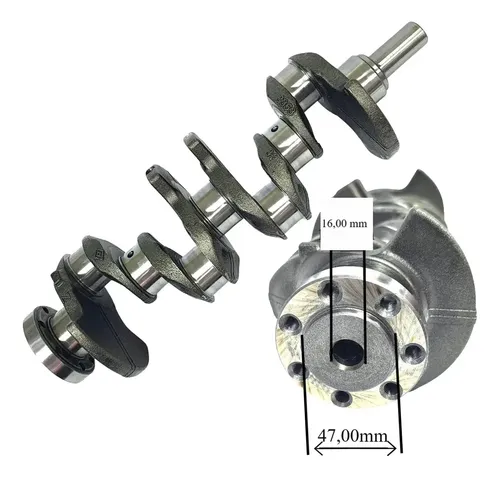 Eixo Virabrequim Std Novo Motor Duster 1.6 16v | MercadoLivre
