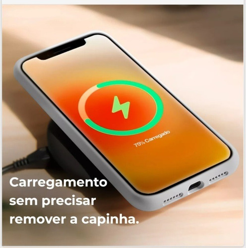 Capa Capinha P/ iPhone 13 Pro Max Silicone Aveludado Premium