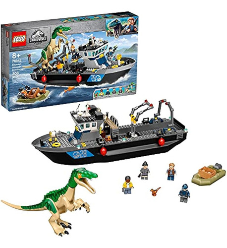 Lego Jurassic World Baryonyx Dinosaur Boat Escape 76942 Kit 