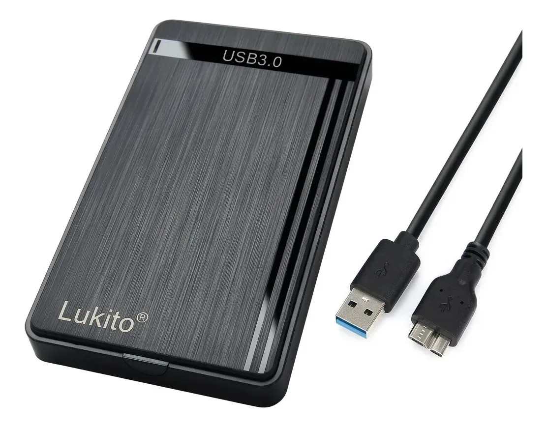 Carcasa De Disco Duro Caja Case Externo Portátil Usb 3.0 Sata 2.5 Adata Negro