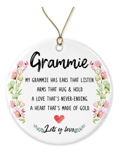 Eruditegifts My Grammie Ha Ears That Listen Mucho Amor Para