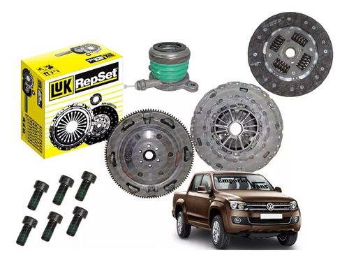 Kit Embreagem C/ Atuador E Volante Luk Amarok 2.0 16v