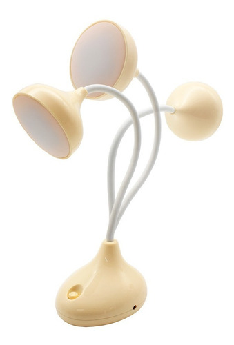 Imagen 5 de 6 de Lámpara Recargable Usb Led Blanca Buró Escritorio Flexib A11