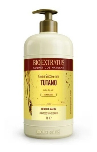 Imagem 4 de 5 de Creme De Silicone Com Tutano Bio Extratus 1 Litro Oficial