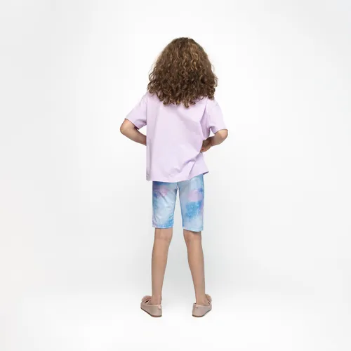 Polera Niña Watch Me Rule Frozen Morado Disney