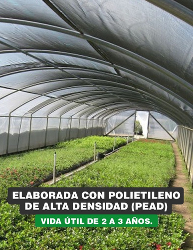 Imagen 6 de 10 de Malla Raschel Para Invernaderos O Construcción 70% 4.2x15 M