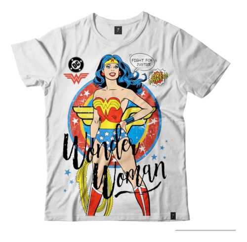 Remera Mujer Maravilla Dc Comics