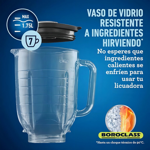 Licuadora Osterizer 1 Velocidad, Vaso De Vidrio 2142359