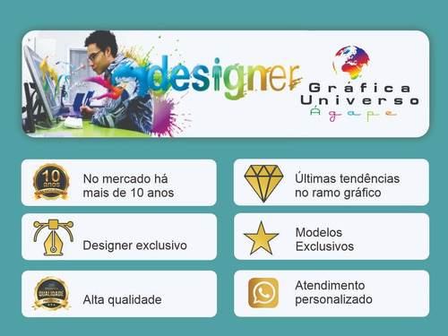 500 Envelopes Personalizado Saco P/ Folha A4 24x34 Cm 120g