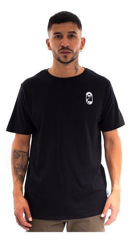 Imagen 1 de 8 de Polera De Hombre Hang Loose Spirits Sun & Moon Negro