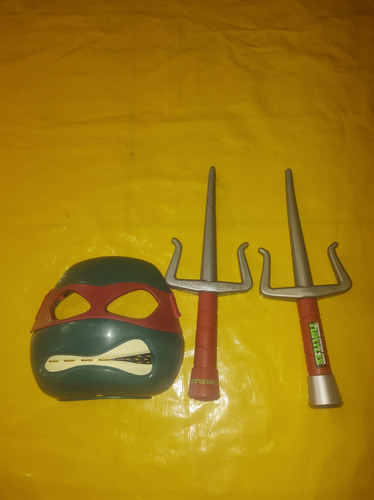 Máscara Y Accesorio De Las Tortugas Ninjas De Uso 