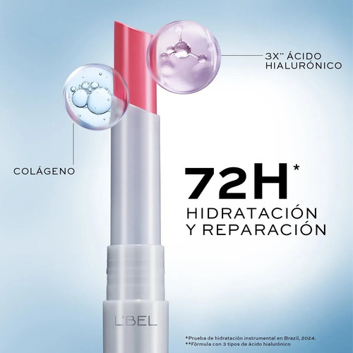 Labial Bálsamo Solutions Pro-hialuron Balm Fps20 De Lbel Rose Universal