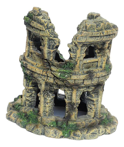 Modelo Resina Hábitat Decoración Tortuga Escondites Cueva