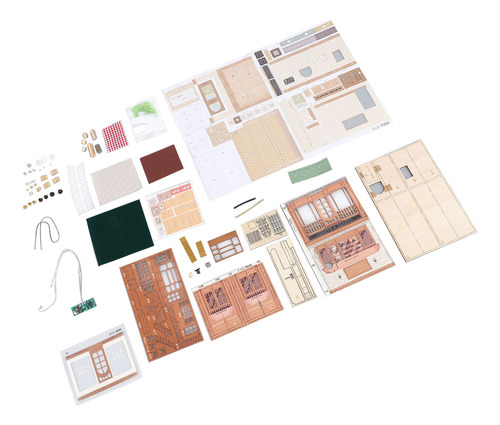 Mini Kit De Casa De Madera Con Diseño Decorativo Para Pasar