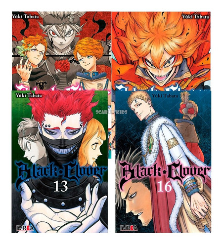 Manga Black Clover Ivrea 4 Tomos Elige Tu Tomo Boku Scarlet