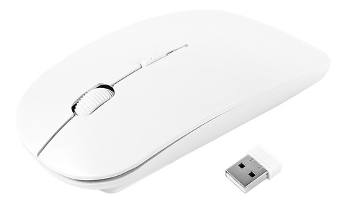 Mouse Ultra Delgado Inalámbrico Tipo Mac Slim Oficina - Otec