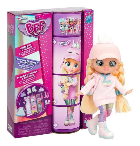 Boneca Bff By Cry Babies Stella Multikids - Br2067