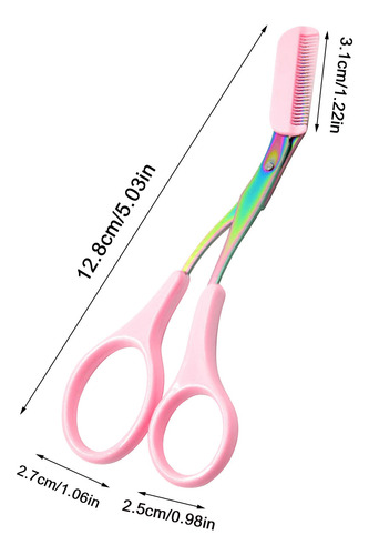 Tijeras Recortadoras De Cejas I, 3 Unidades, Nuevas Tijeras