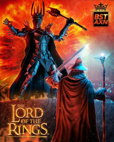 Los Sujetos Leales Generales Bst Axn Gandalf Lor 5 Figura De