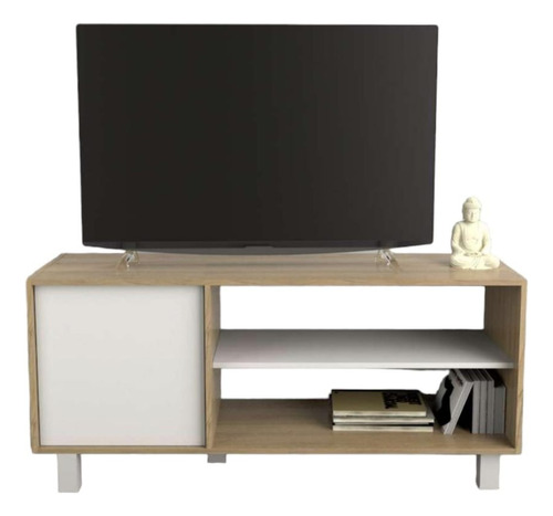 Mesa Tv Smart Led 128 Cm Mueble Rack Moderno Melamina