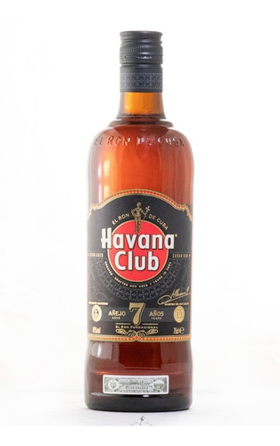 Havana Club Añejo 7 Años Ron Oscuro Botella 750ml 