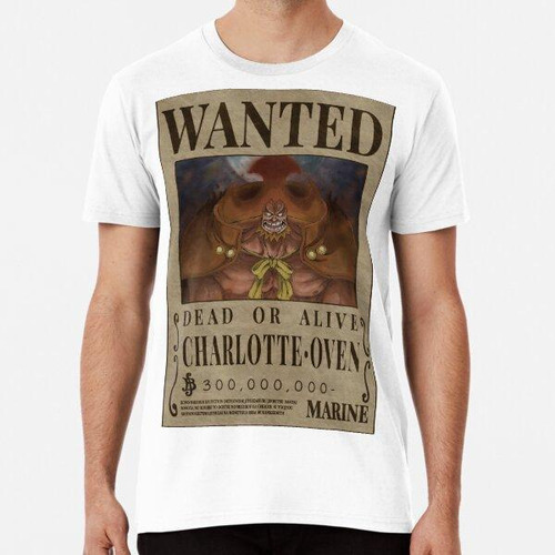 Remera Charlotte Oven Bounty One Piece Wanted Poster Algodon
