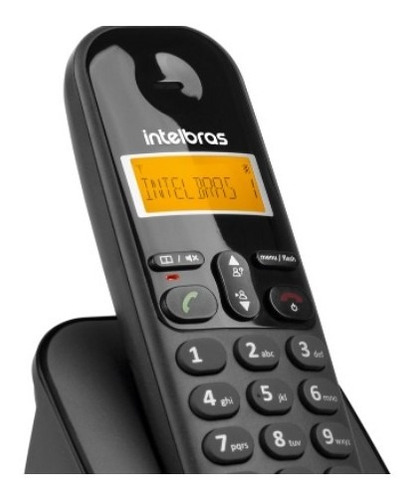 Imagem 2 de 4 de Telefone Intelbras Sem Fio Ts 3111 Preto