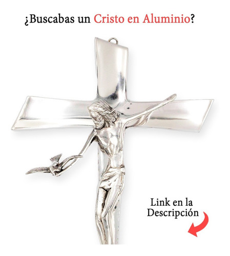 Imagen 7 de 7 de Hermoso Cristo Crucificado Artesanal Dalí Acabado Madera