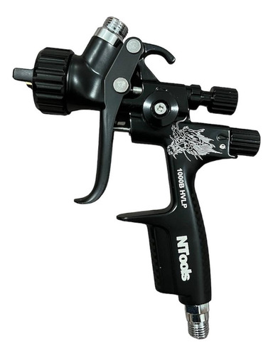 Pistola De Pintura Ntools 1000b Hvlp Boquilla 1.3mm Y 1.7mm