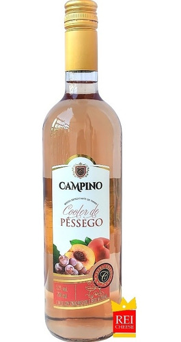 Cooler Pêssego 750 Ml- Bebida Refrescante De Vinho 1 Unidade