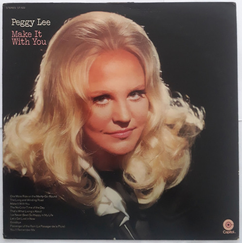 Lp Vinil (vg+/nm) Peggy Lee Make It With You 1a Ed Us 1970