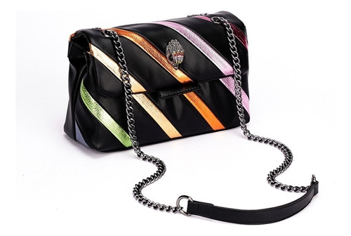 Bolso De Mujer Kurt Geiger Eagle Head Rainbow Chain-a