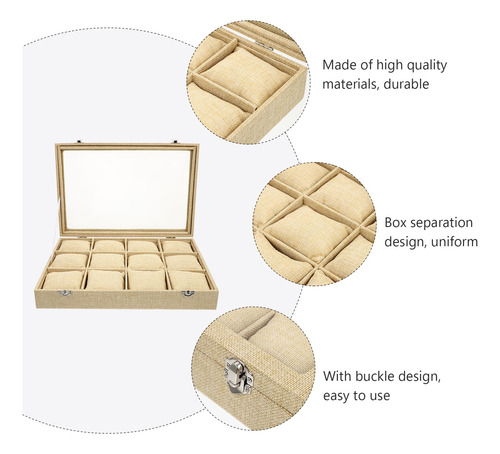 Soporte Organizador Para Relojes, Caja Para Relojes, 12 Ranu