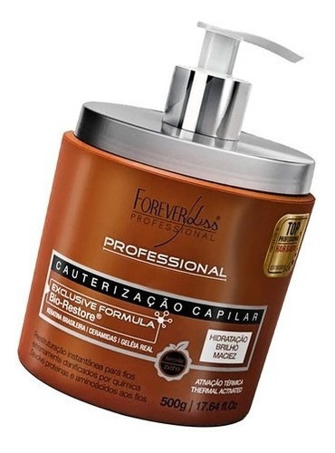 Cauterização Capilar Forever Liss Hidratação E Maciez 500g