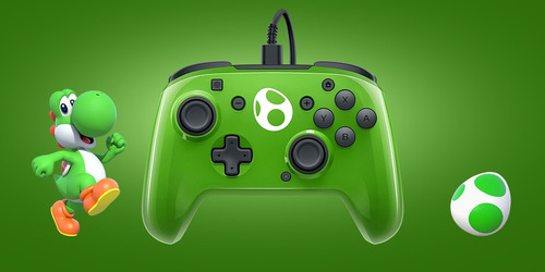 Control Nintendo Switch Faceoff Pro Controller Yoshi